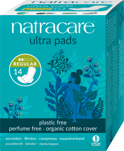 Natracare Ekologiczne podpaski Ultra Regular 14szt