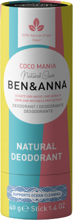 Ben & Anna Naturalny dezodorant Coco Mania, sztyft, 40g