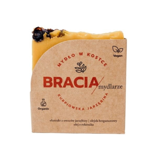 Bracia Mydlarze Naturalne mydło z olejem z rokitnika Kurpiowska jarzębina 110g.jpg