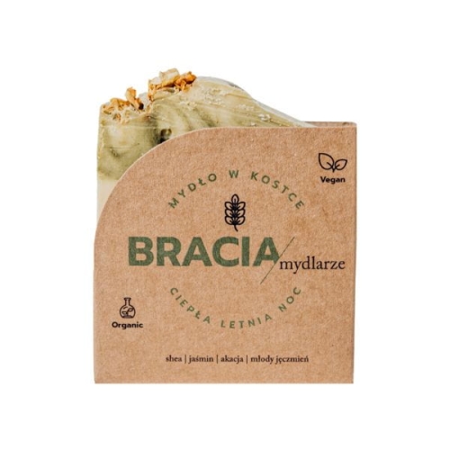 Bracia Mydlarze Naturalne mydło z jaśminem i akacją Ciepła letnia noc 110g.jpg