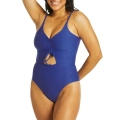 Love Luna Swim Strój kąpielowy menstruacyjny Hi Cut Electric Blue, lekkie krwawienie