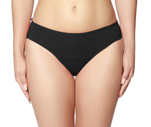 Femi.Eko Swim Majtki menstruacyjne do pływania Maja, czarne, średnie krwawienie