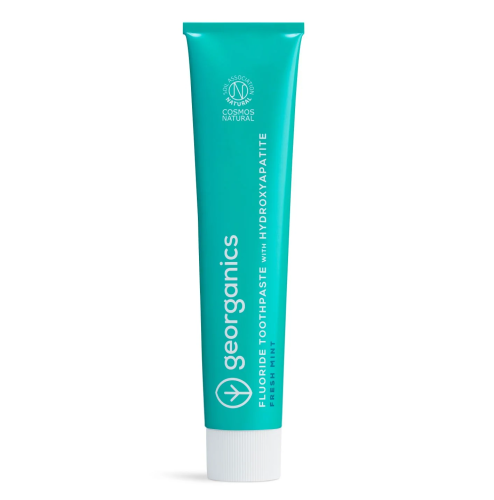 Georganics Naturalna pasta do zębów miętowa z fluorem i hydroksyapatytem 75 ml