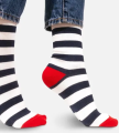 Kabak Skarpetki z bawełny organicznej Marynarskie Paski 36-41