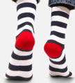 Kabak Skarpetki z bawełny organicznej Marynarskie Paski 36-41