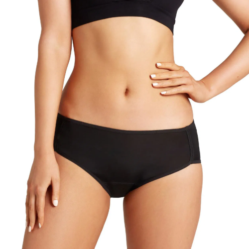 Love Luna majtki menstruacyjne MIDI BRIEF czarne, lekkie krwawienie