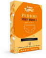 Love Luna majtki menstruacyjne MIDI BRIEF czarne, lekkie krwawienie