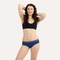 Selenacare Majtki menstruacyjne Modern Hipster, niebieskie, średnie krwawienie