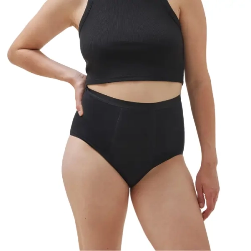 Imse Majtki menstruacyjne High Waist, czarne, średnie krwawienie.webp