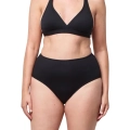 WUKA Kąpielowe majtki menstruacyjne SWIM HIGH, czarne, lekkie krwawienie_2.webp