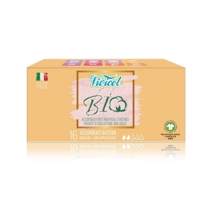 Vivicot BIO Tampony z aplikatorem 100% organic, Regular, 16 szt.