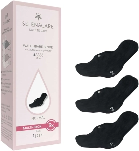 Selenacare Wielorazowa podpaska, wkładka higieniczna, rozmiar 1, 10 ml, 3 sztuki 